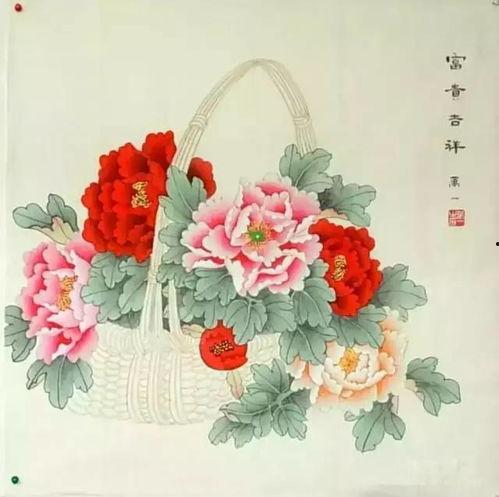 微头条国画牡丹,国色天香绘丹青——微头条牡丹国画赏析